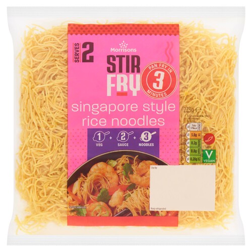 Morrisons Singapore Rice Noodles