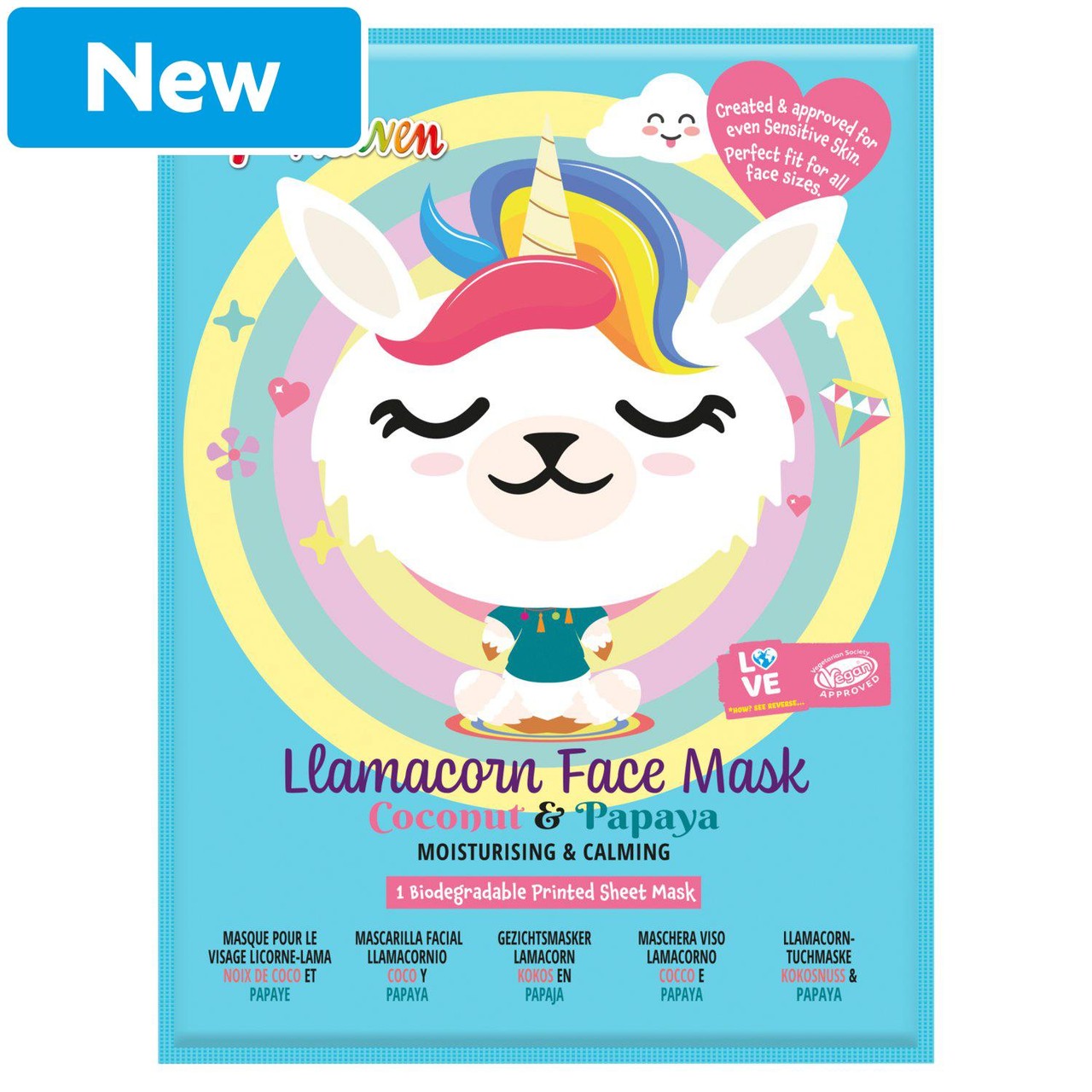 7th Heaven Llamacorn Face Sheet Mask