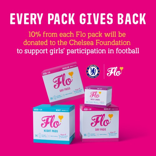 Flo Bamboo Day Period Pads With Wings  16 Pack