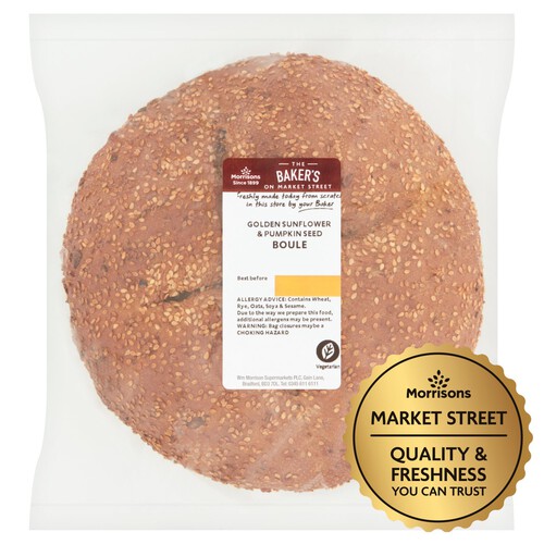 Market Street Golden Sunflower And Pumpkin Seed Boule