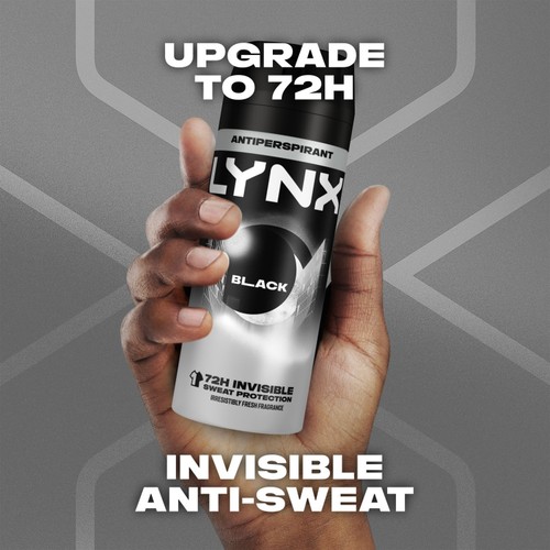 Lynx Black Anti-perspirant Deodorant Spray for Men 150ml