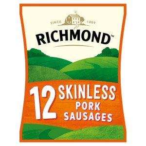 Richmond Skinless Pork Sausages 12 Pack | Morrisons
