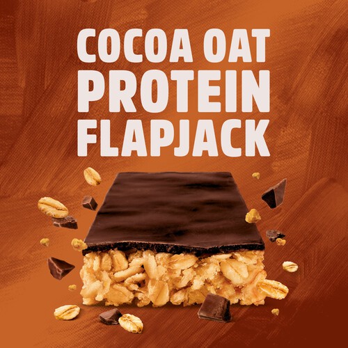 Trek Cocoa Oat Protein Flapjacks