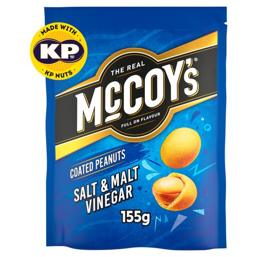 McCoy's Coated Peanuts Salt & Malt Vinegar 