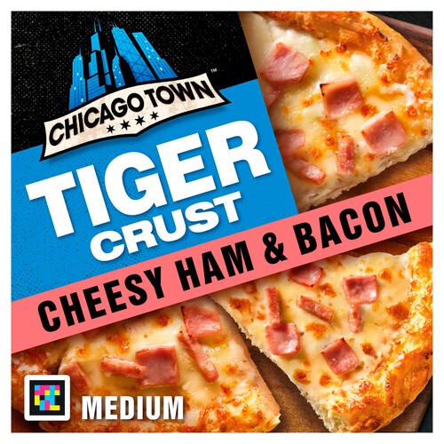 Chicago Town Tiger Crust Cheesy Ham & Bacon Pizza