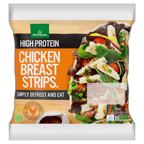 Morrisons Cooked Chicken Breast Strips 500g