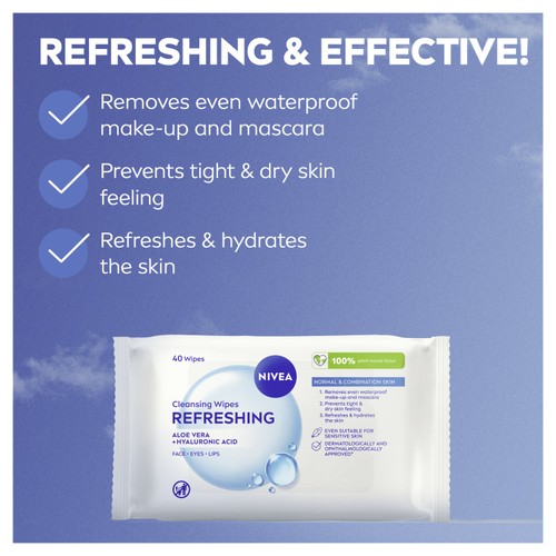NIVEA Cleansing Face Wipes Normal Skin