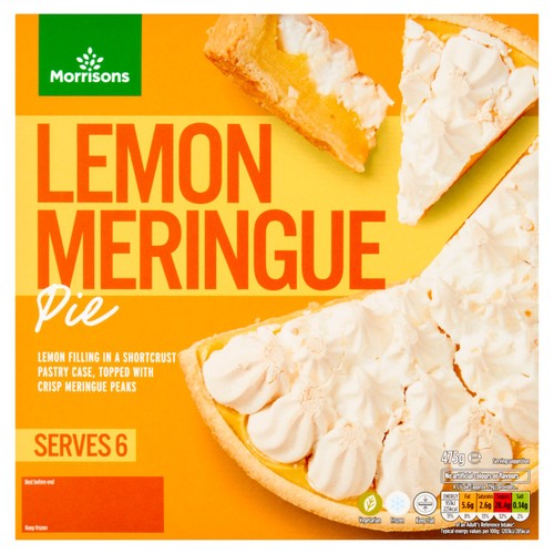 Morrisons lemon meringue pie