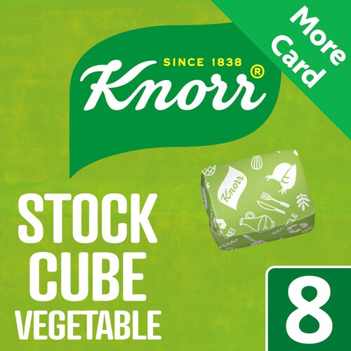 Knorr Stock Cubes 8 x 10g  Vegetable 