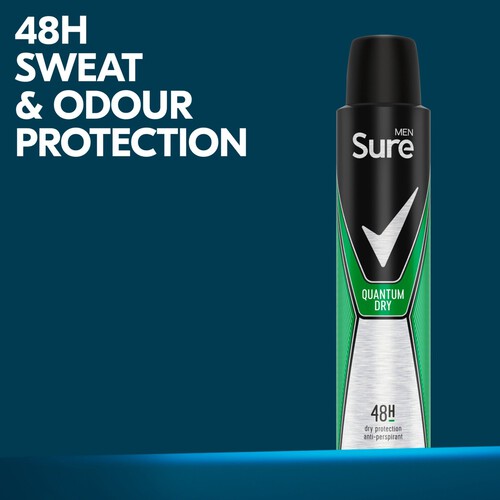 Sure Men Antiperspirant Deodorant Quantum Dry Aerosol