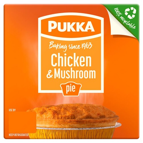 Pukka Chicken & Mushroom Pie 