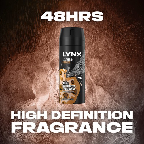 Lynx Collision Leather + Cookies Body Spray For Men