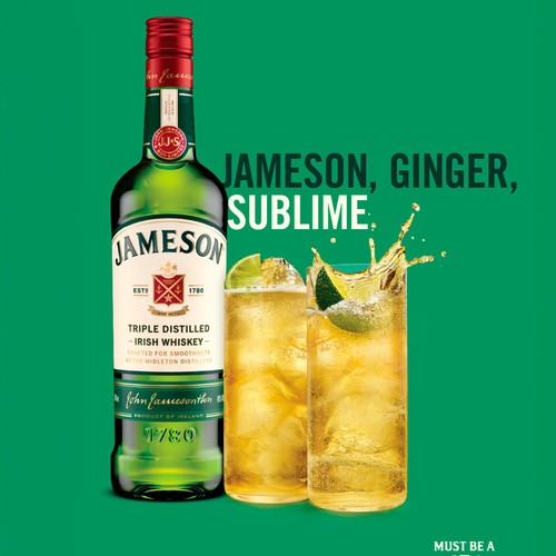 Jameson Triple Distilled Blended Irish Whiskey 70cl