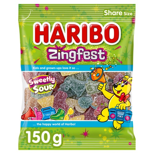 Haribo Zingfest Sweets Share Bag