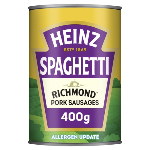 Heinz Richmond Spaghetti & Sausages 