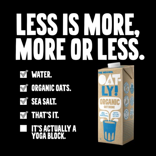 Oatly Oat Drink Organic Long Life 1L