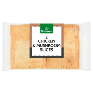Morrisons Chicken & Mushroom Slice 2pk 300g
