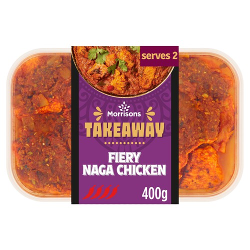 Morrisons Takeaway Limited Edition Fiery Naga Chicken Curry 