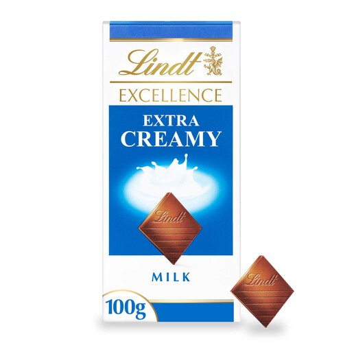 Lindt Excellence Extra Creamy Milk Chocolate Bar