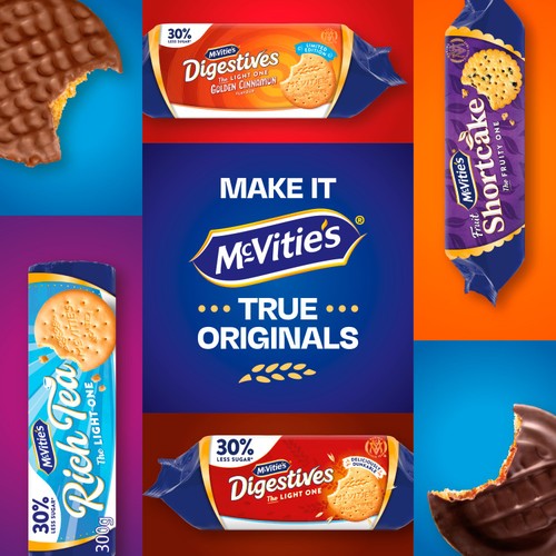 McVitie's Digestives The Light One Cinnamon Flavour Biscuits 