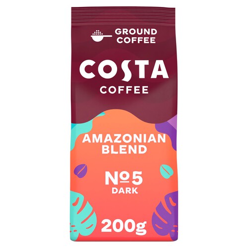 Costa Dark Amazonian Blend Ground For Cafetiere & Filter 