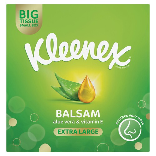 Kleenex Balsam Extra Large Compact Tissues 40 Sheets