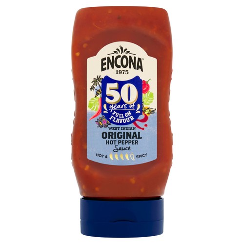 Encona Hot Pepper Sauce 285ML