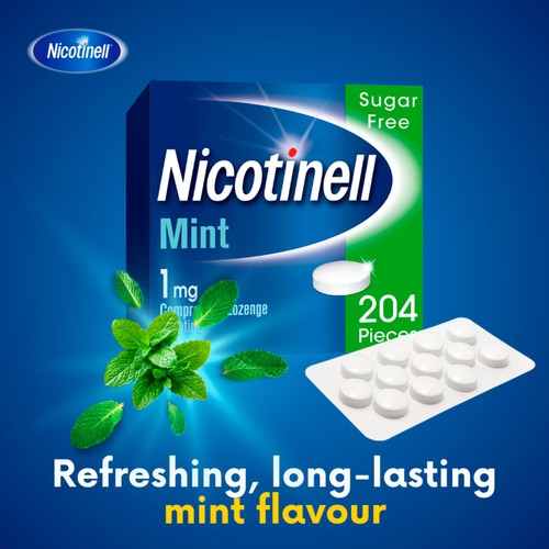 Nicotinell Stop Smoking Aid Nicotine Lozenge 1mg Mint