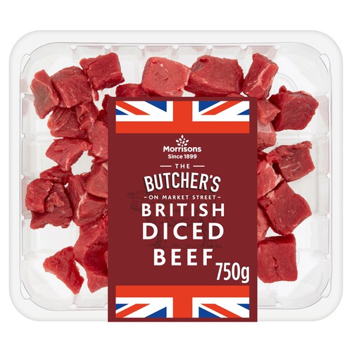 Morrisons British Lean Diced Steak