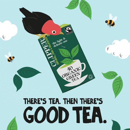 Clipper Organic & Fairtrade 40 Green Tea Bags 80g 