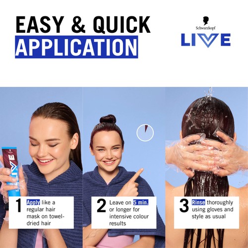 LIVE Go Gloss Temporary Hair Dye Glossing Cayenne Copper