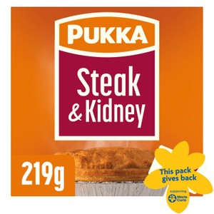 Pukka Pies Steak & Kidney Pie 219g