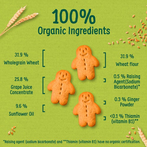 Organix Mini Gingerbread Men 