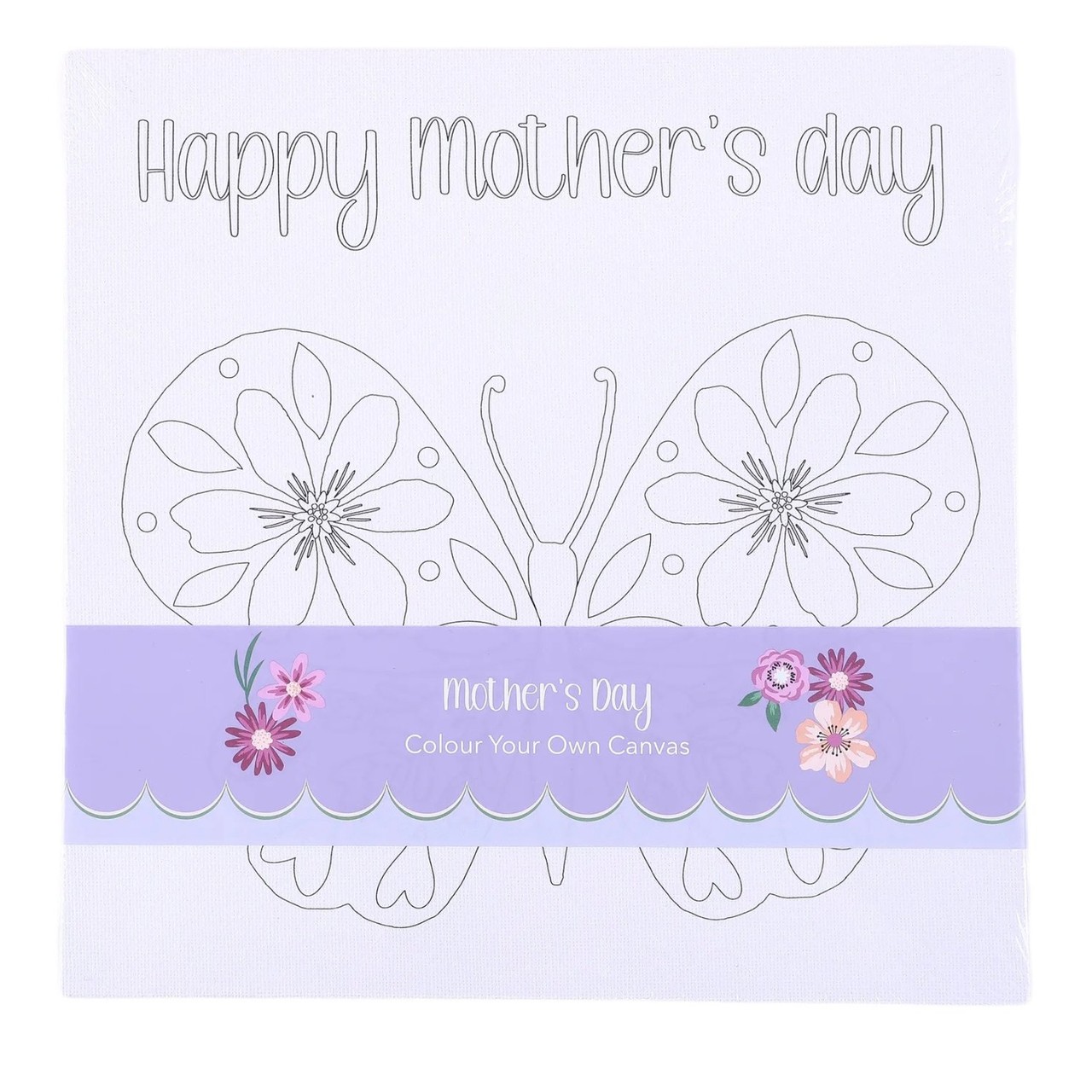 Morrisons Mothers Day Colour Your Own Canvas Mummy