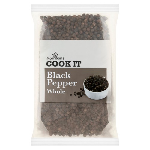 Morrisons Whole Black Peppercorns 
