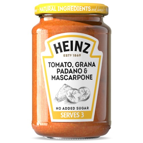 Heinz Pasta Sauce Tomato Grana Padano & Mascarpone 350g