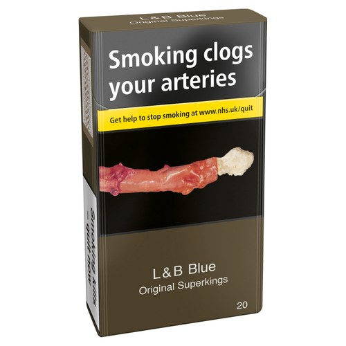 L&B Blue real blue superkings cigarettes