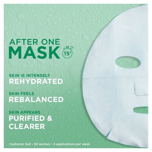 Garnier Skin Active Moisture Bomb Tissue Mask Green Tea 32G