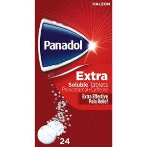 Panadol ActiFast Soluble Paracetamol Painkillers 500mg 24 Tablets