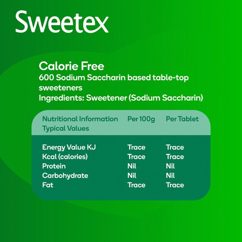 Sweetex 800 Sweetener Tablets