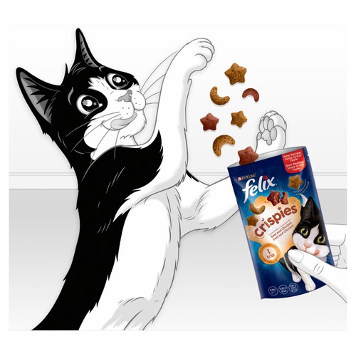 Felix Crispies Cat Treats Beef & Chicken