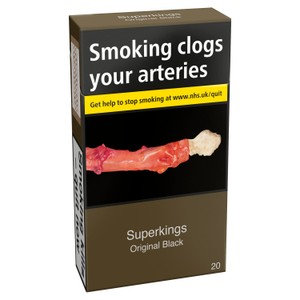 Superkings Original Black Cigarettes