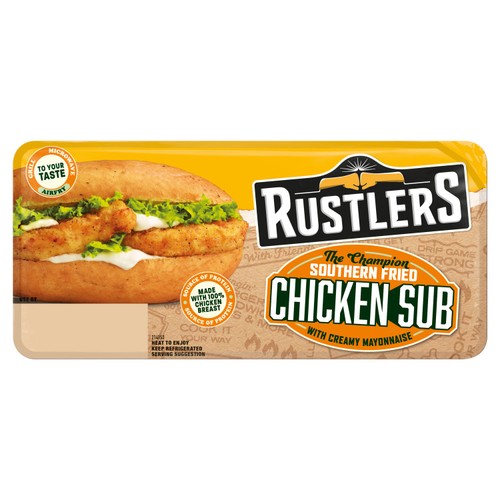 Rustlers Sub Southern Fried Chicken