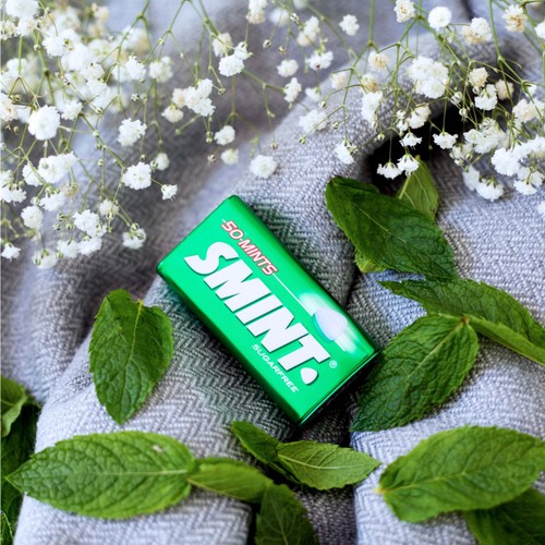 Smint Spearmint Sugar Free Mints Tin