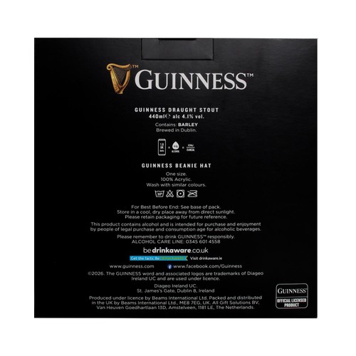 Guinness 440ml Can & Hat Set