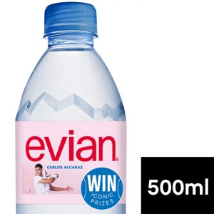 Evian Natural Bottled Mineral Still Water 500ml