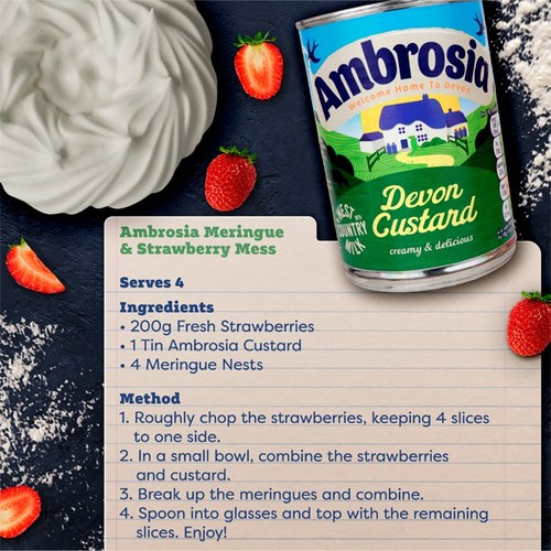 Ambrosia Devon Custard Dessert Can 400g