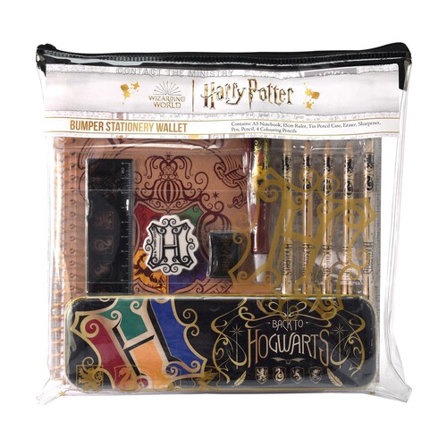 Harry Potter Colourful Crest Bumper Stationery Set