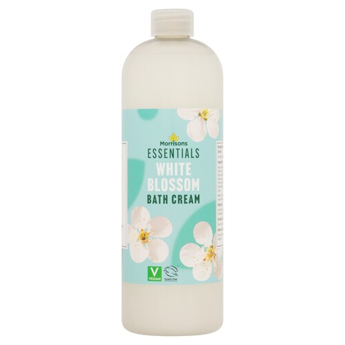 Morrisons Essentials White Blossom Bath Cream