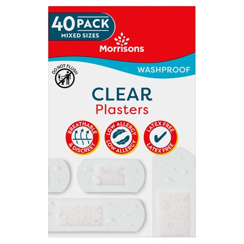 Morrisons Clear Plasters    